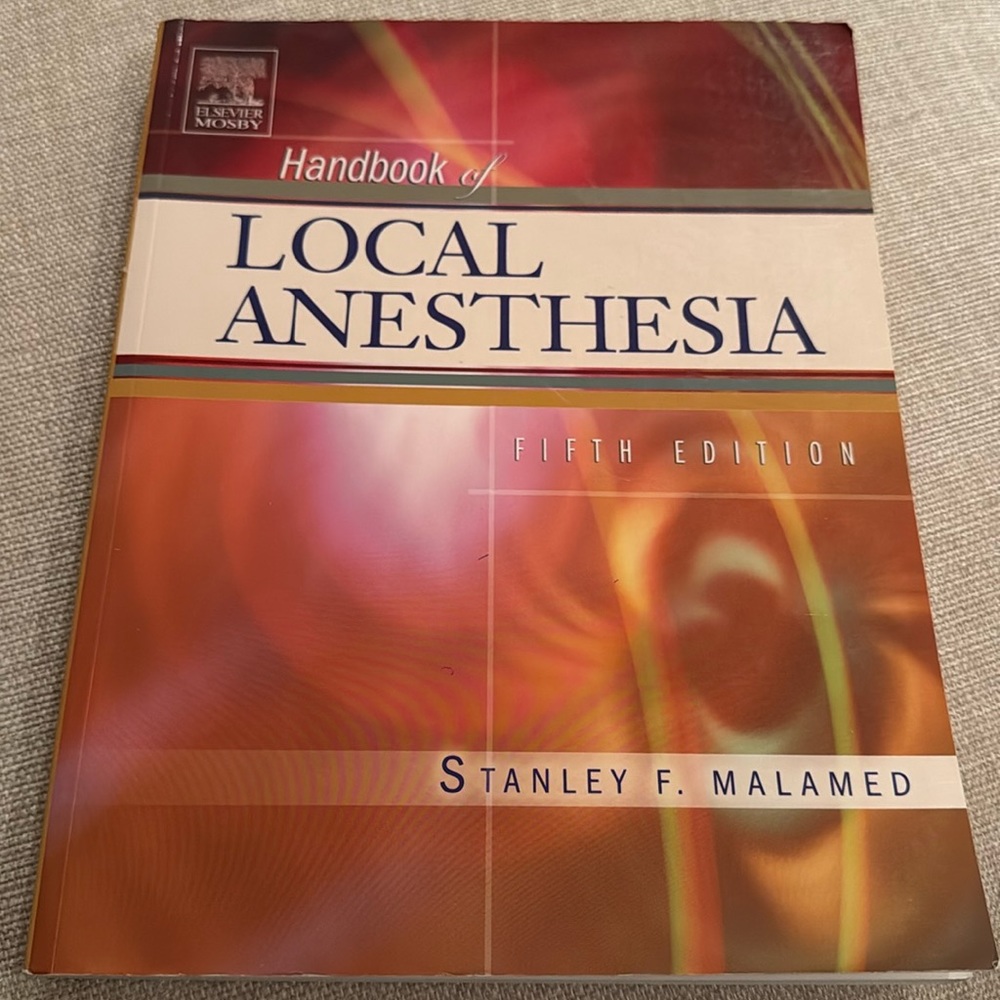 Handbook of Local Anesthesia Stanley Malamed